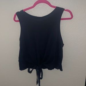 Lululemon tank with tie front